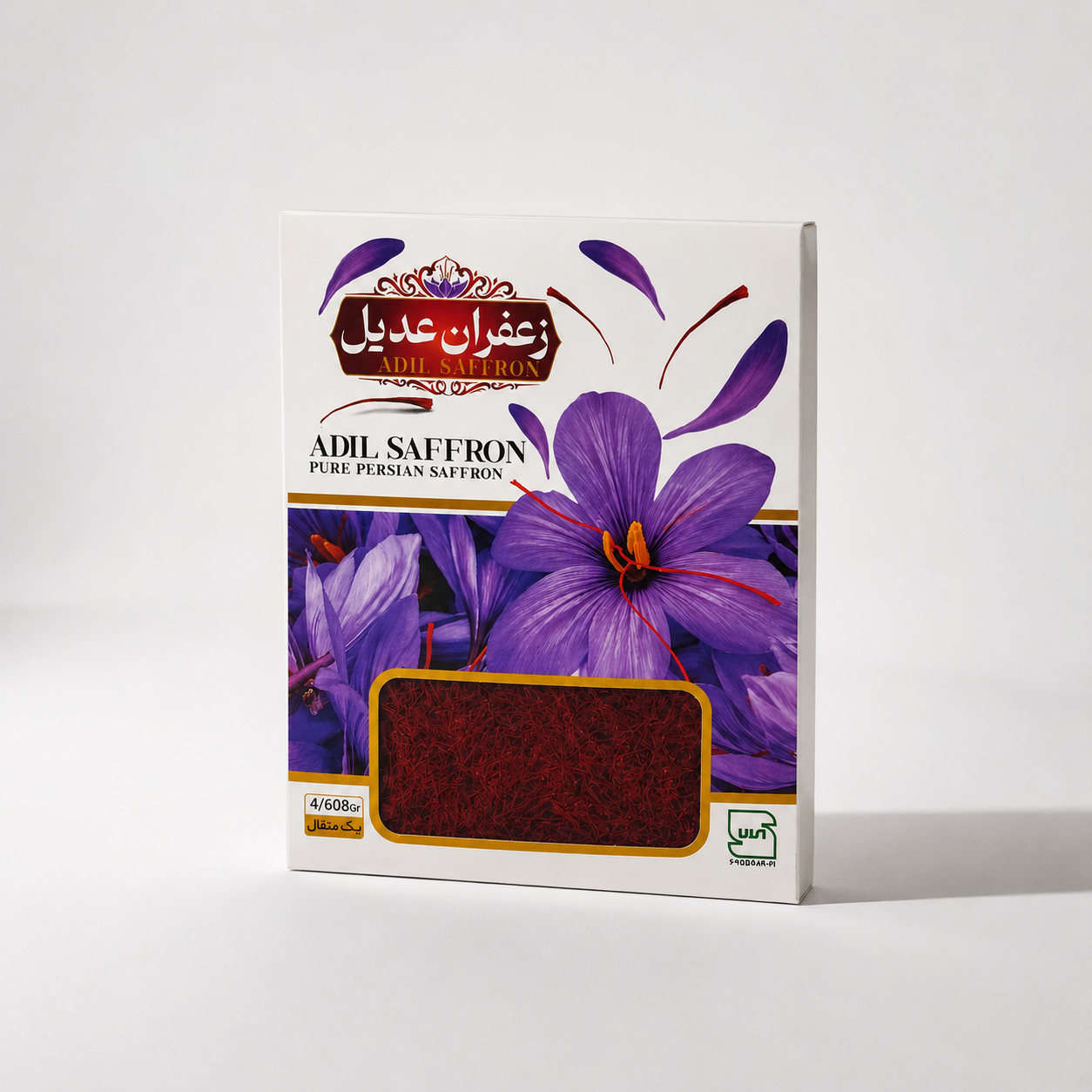زعفران عدیل ۱ مثقال درجه یک دارای نشان استاندارد